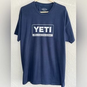 OFFICIAL YETI COOLERS MENS GRAPHIC SHIRT SOFT COTTON SIZE XL